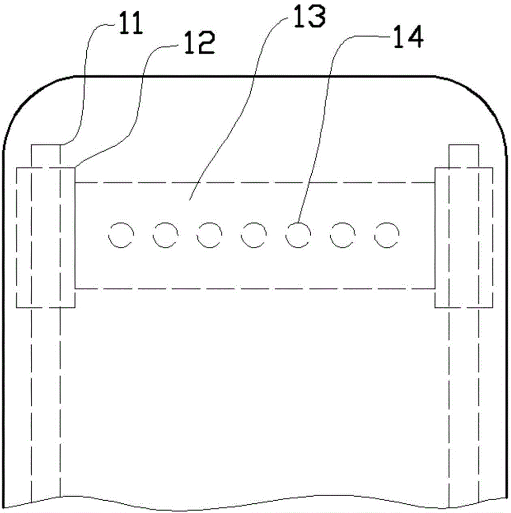 Massage backrest capable of pushing and pressing up and down