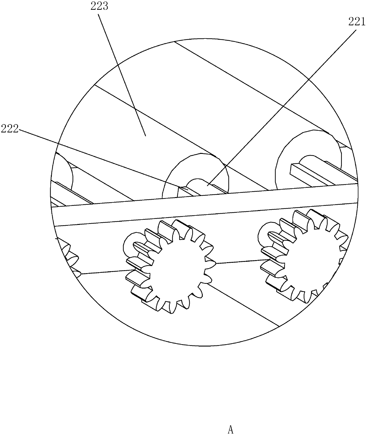 Efficient orange cleaning device