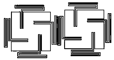 Broadband electromagnetic band gap structure