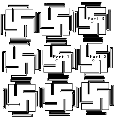 Broadband electromagnetic band gap structure