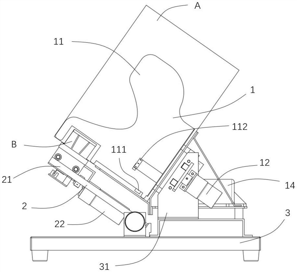 A method for clamping whole paper in a whole paper machine and automatic clamping whole paper machine