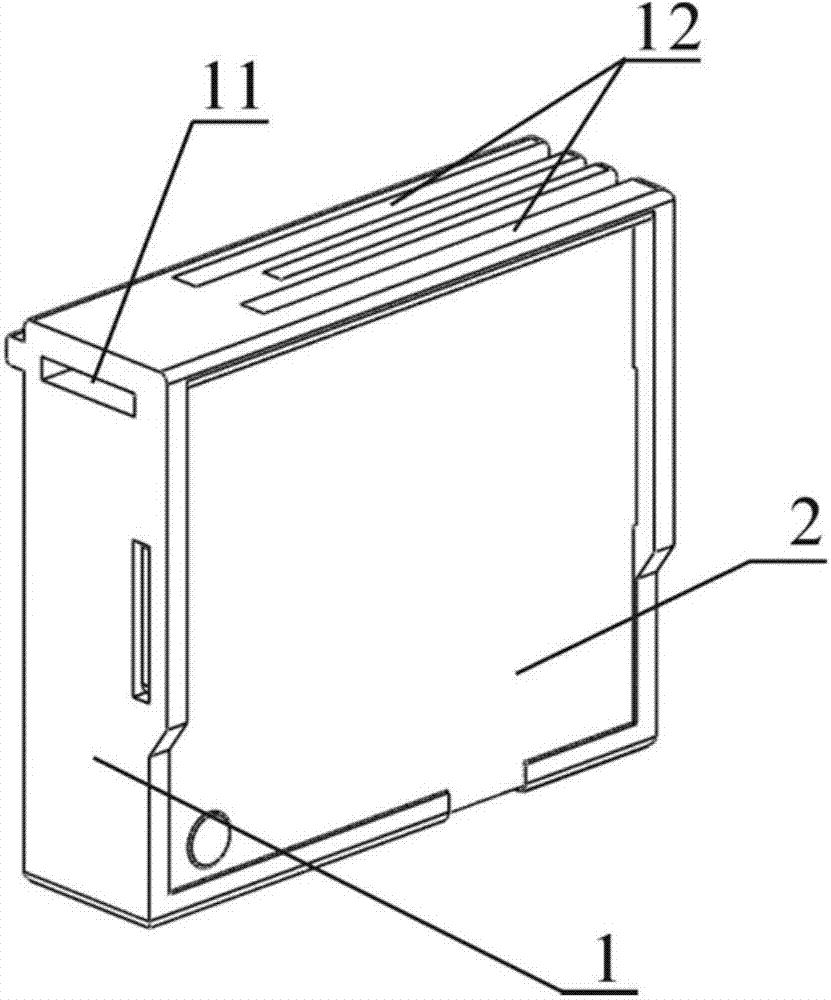 Testing strip packing box