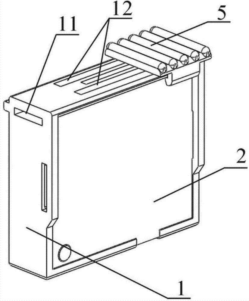 Testing strip packing box