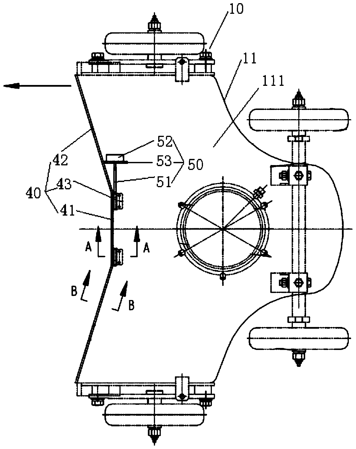 Garbage suction system and sweeper truck with same