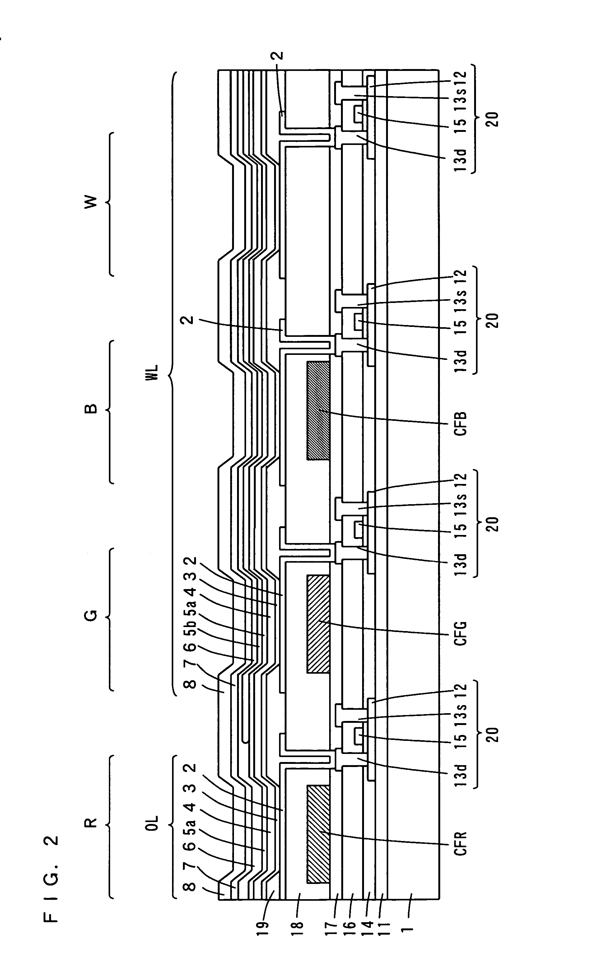 Organic electroluminescent apparatus