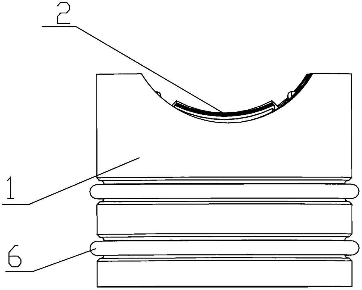 A steering gear support mechanism