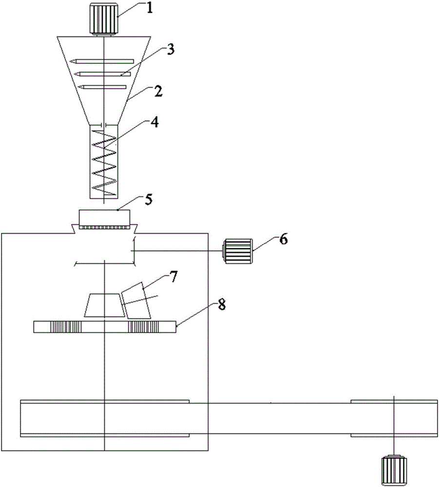 Feeding device used for granulator