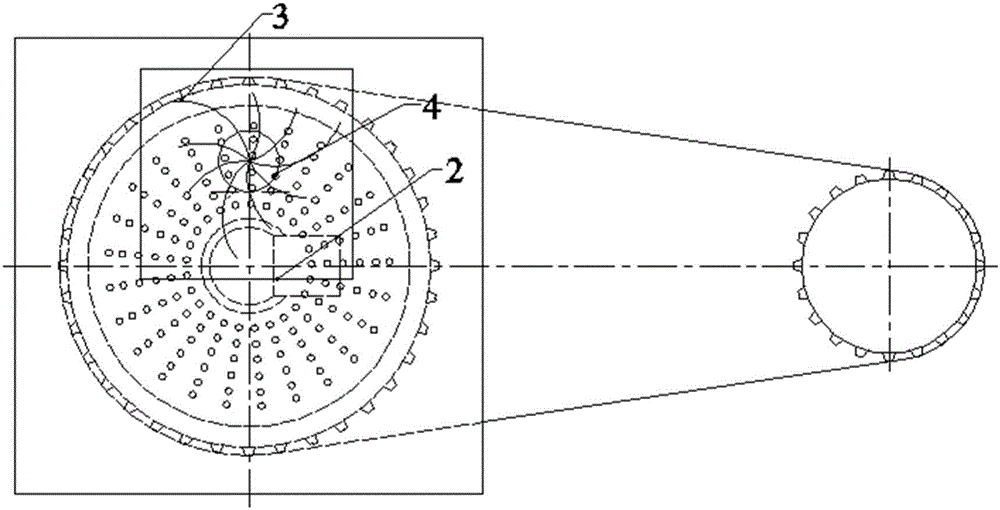 Feeding device used for granulator