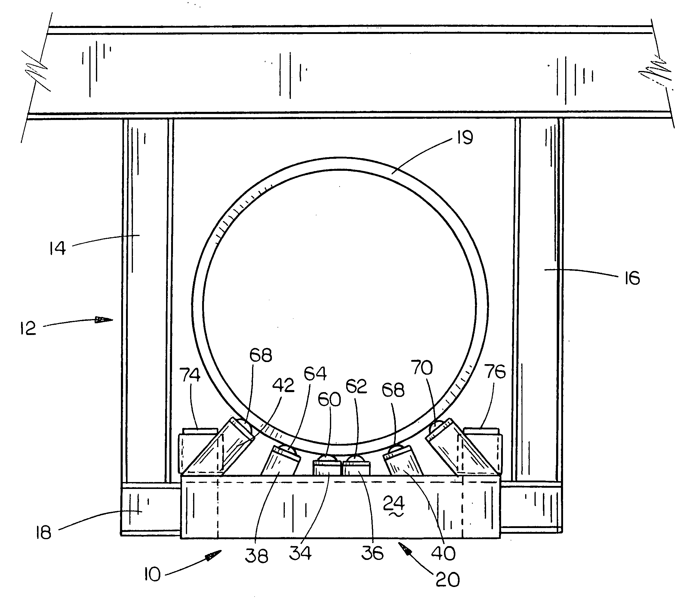 Temporary attachment for use with pipe hangers