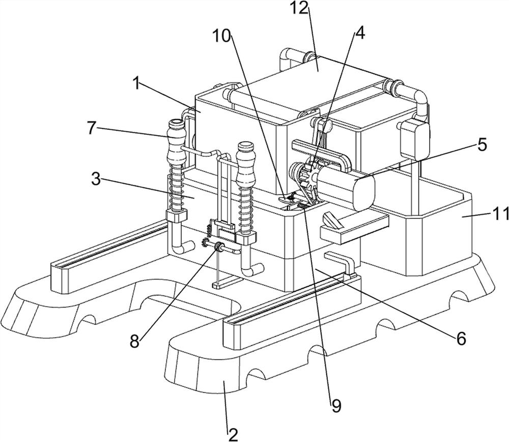 Energy-saving and environment-friendly waste PET material crushing and recycling equipment