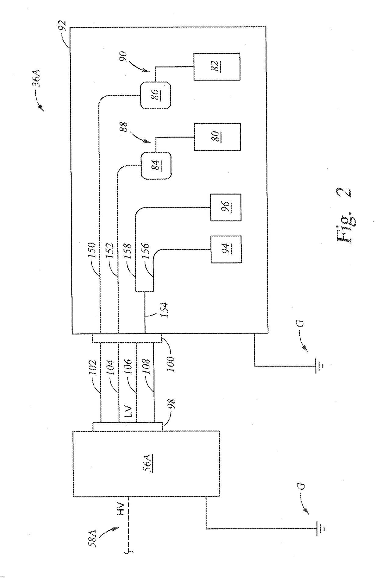 Cable management of electric powered hydraulic fracturing pump unit