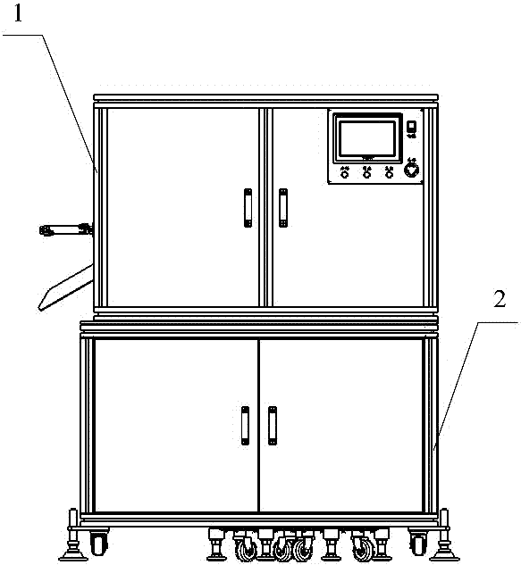 Full-automatic labeling machine for cable socket