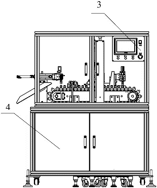 Full-automatic labeling machine for cable socket