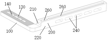 Head dragon component used for reinforcement of building formwork head structure