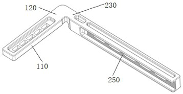 Head dragon component used for reinforcement of building formwork head structure