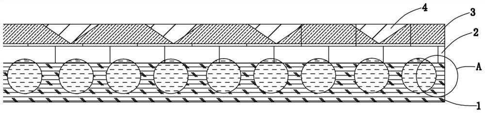 Reflective film with high reflective brightness and preparation method thereof