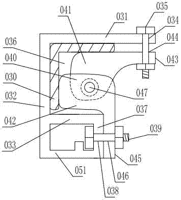 Overhead transmission line laying device for agricultural power transmission