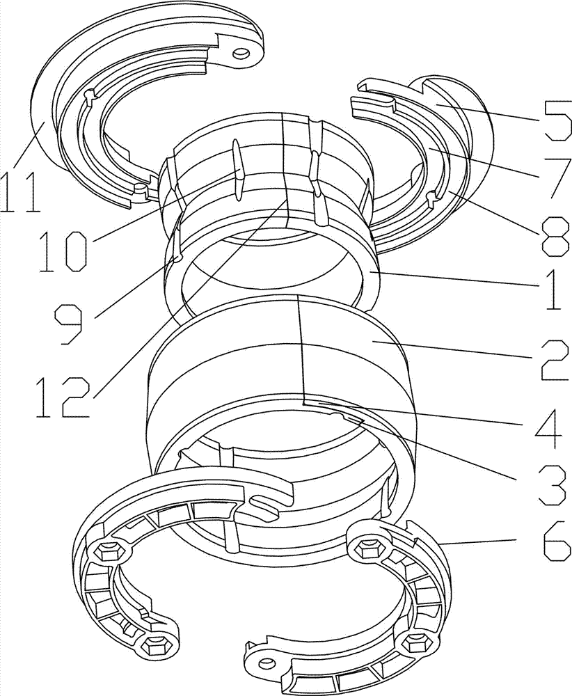 Strong airtightness pipeline double-way plugging device and use method thereof