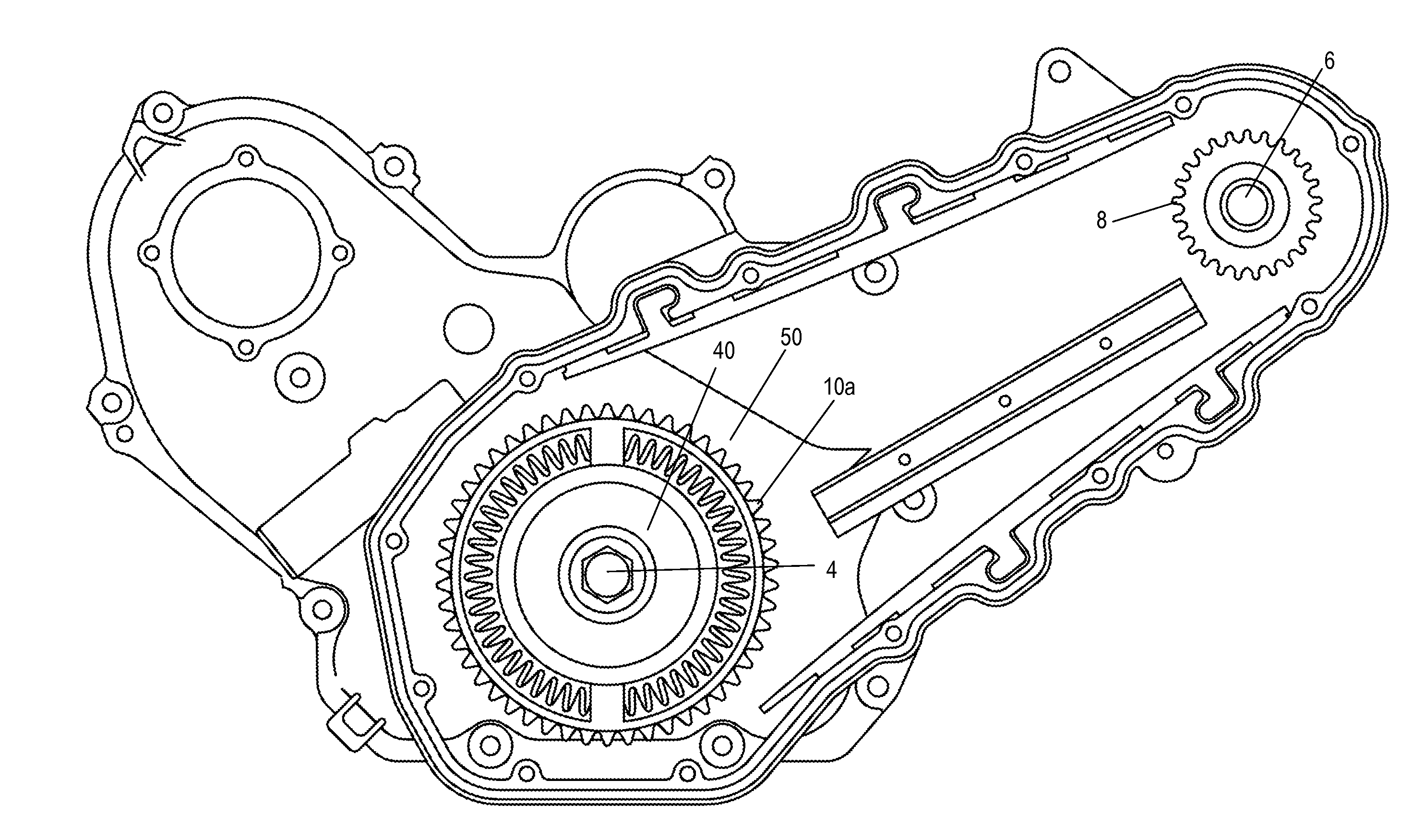 Sprocket with damper and compensator