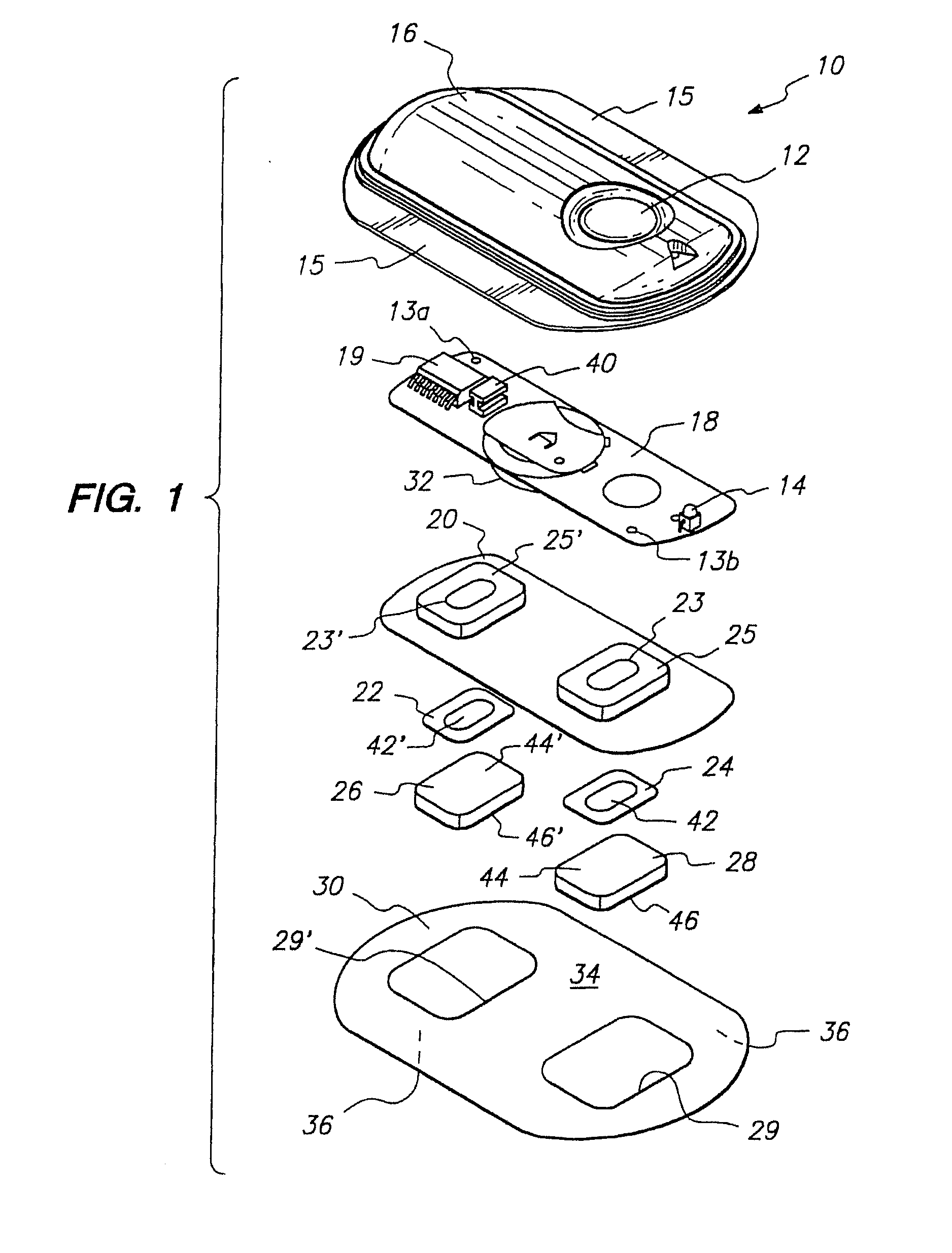 Device for transdermal electrotransport delivery of fentanyl and sufentanil