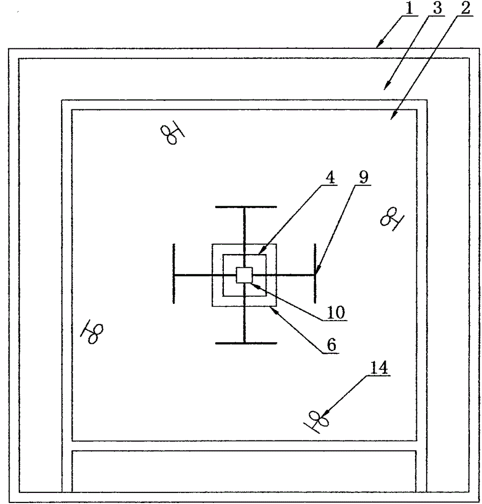 Floating island precipitation type IBR bioreactor