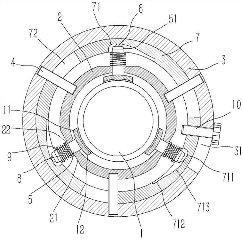 A Focusing and Locking Structure on a Precision Optical Instrument