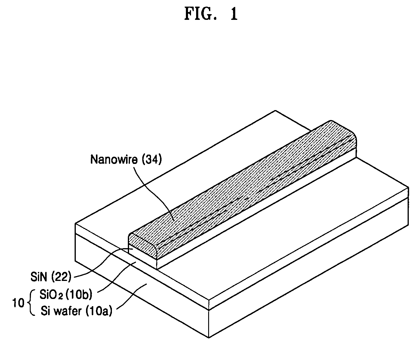 Si nanowire substrate, method of manufacturing the same, and method of manufacturing thin film transistor using the same