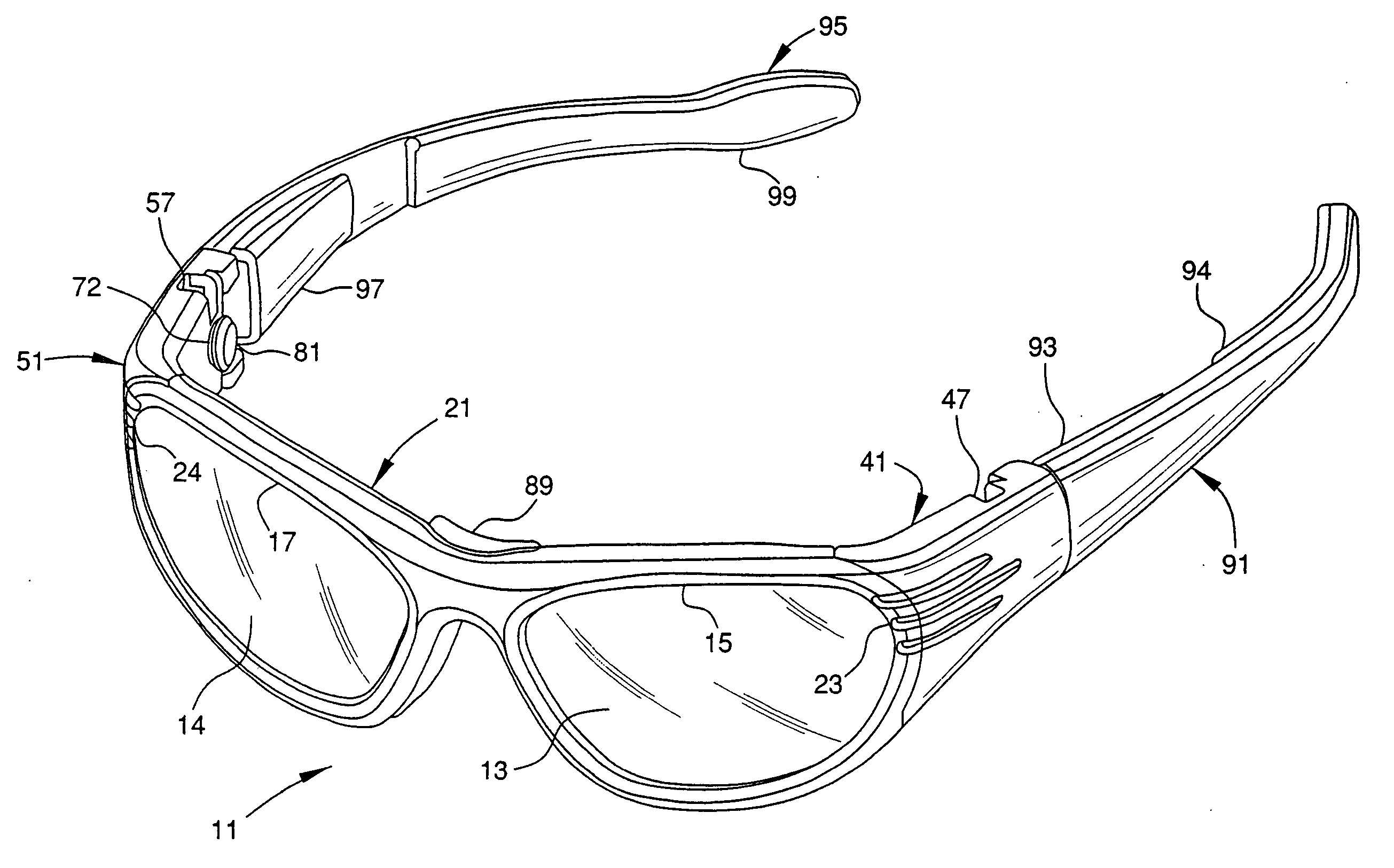 Impact resistant eyewear frame assembly having a split frame and fastener reinforcement