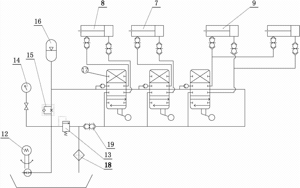 Hydraulic tension tester for connecting device of mine vehicle