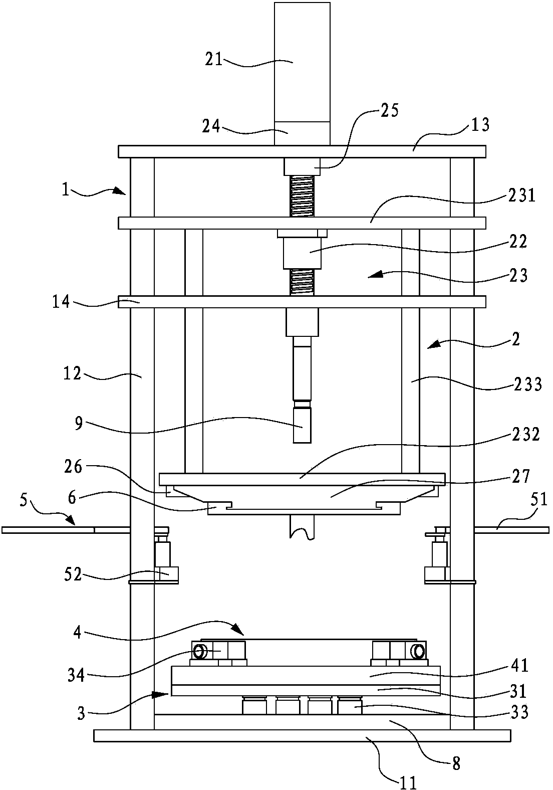 Micro contact printing device based on voice coil motors and work process thereof