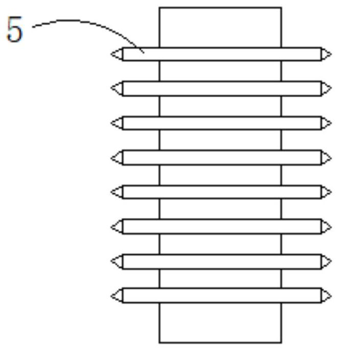 A bamboo sheet drawing and edging device for bamboo mat processing