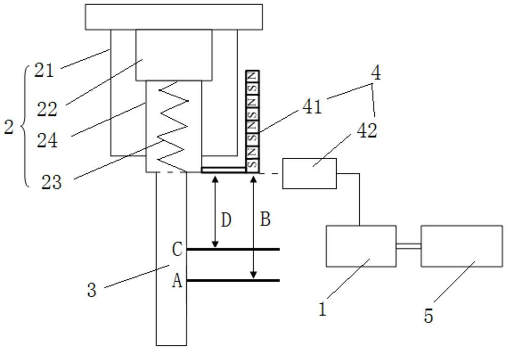 Off-pot detection device and detection method for stove