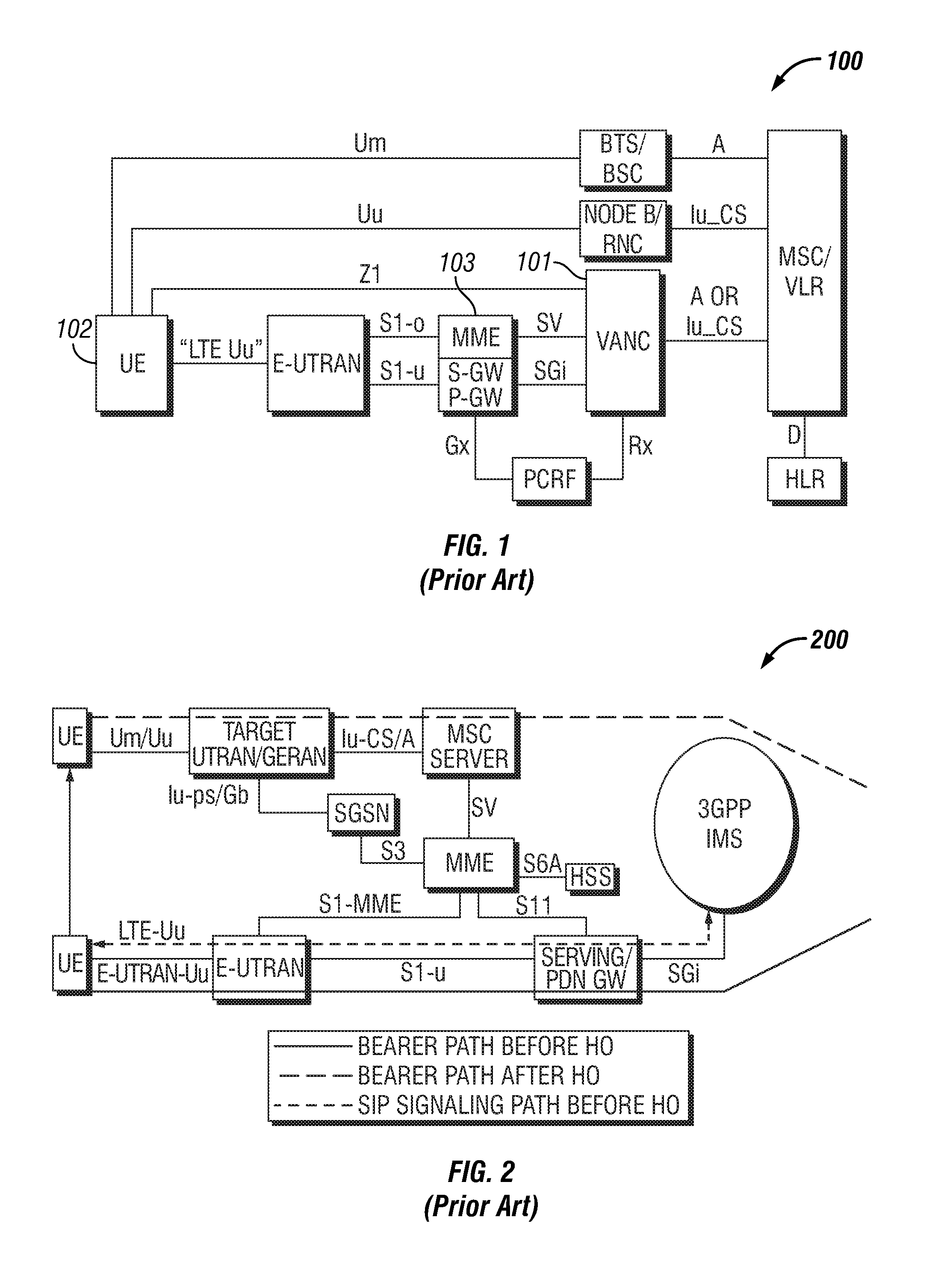 Voice over LTE via generic access handover (HO) apparatus and method