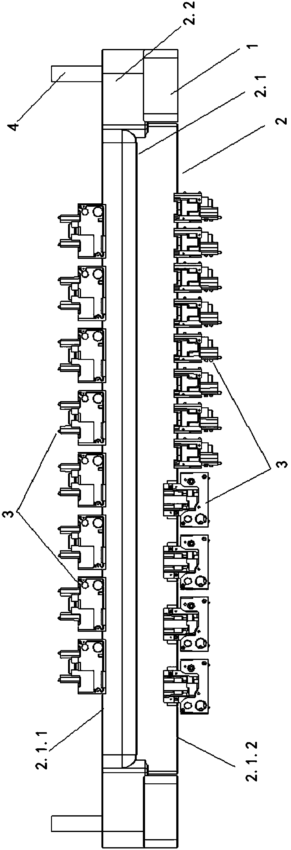 Multi-station rotary interchangeable clamp