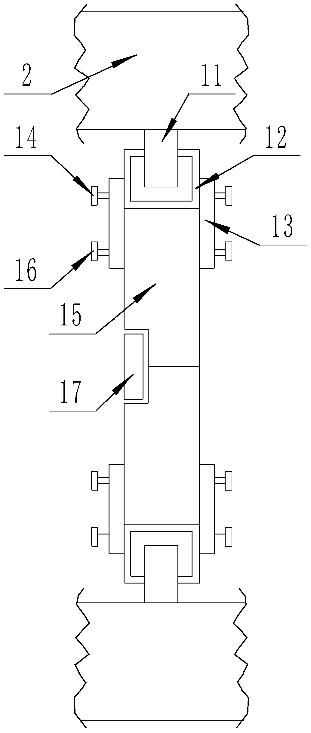 Indoor ceiling supporting device convenient to move