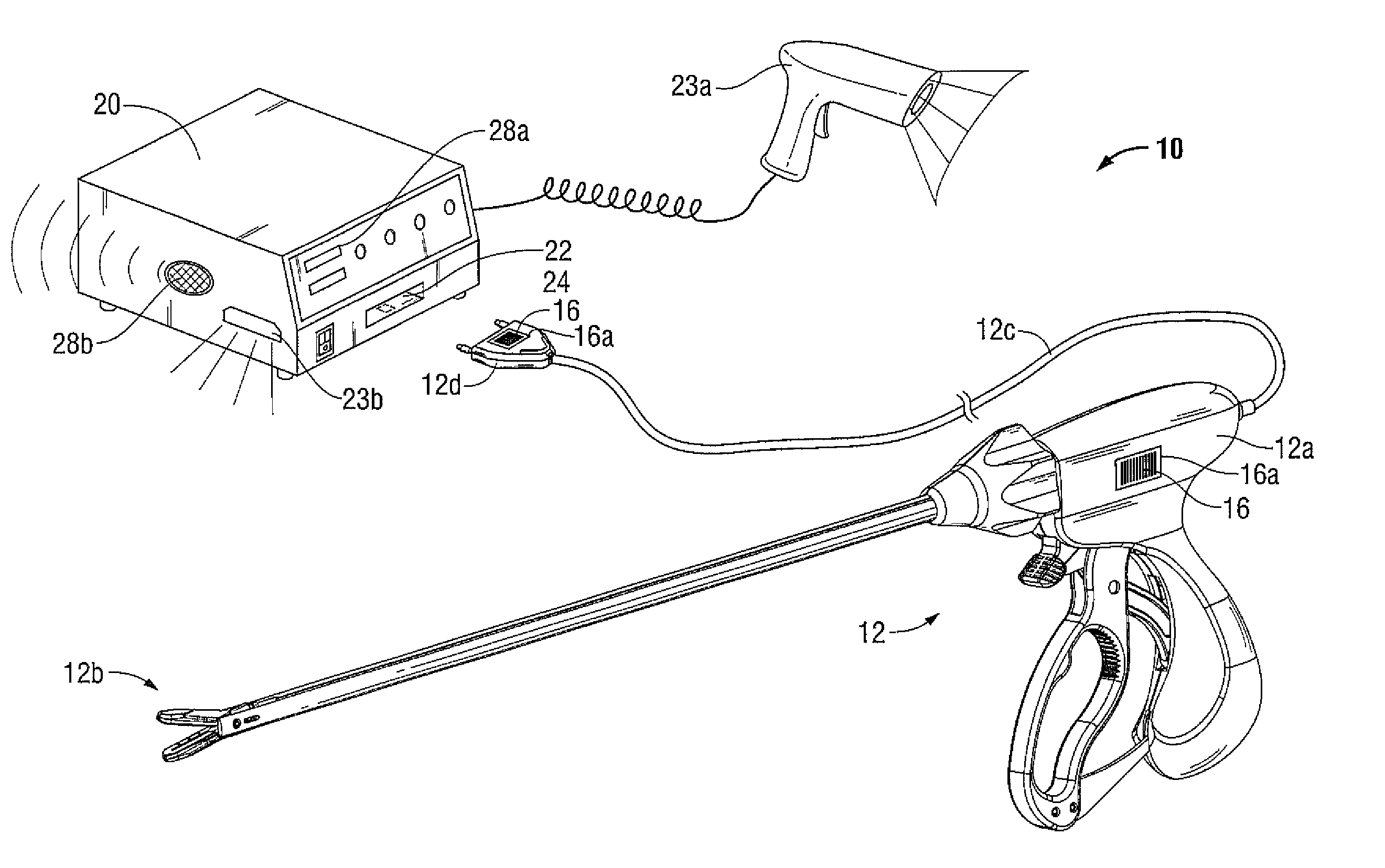 Removable ink for surgical instrument