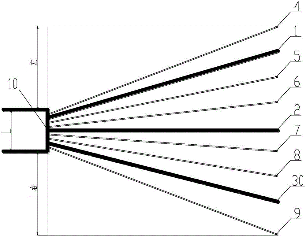 Carbon dioxide phase-change coal seam cracking guiding perforating device and outburst-preventing and scour-preventing method