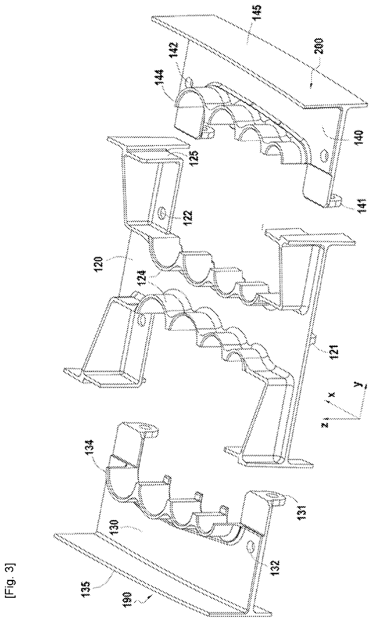 Fire wall and method for opening same