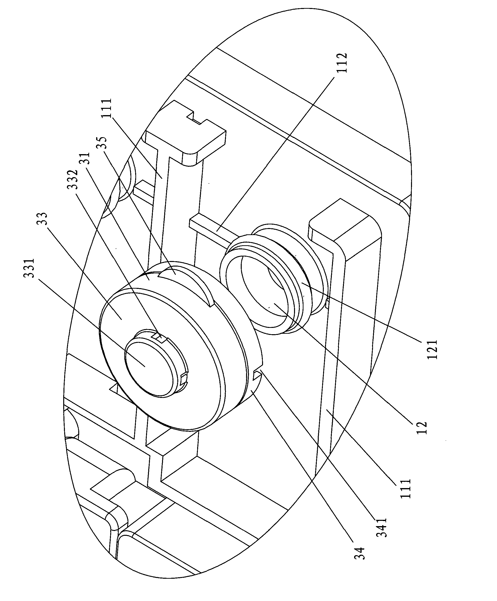 Upper cover structure of lead acid battery