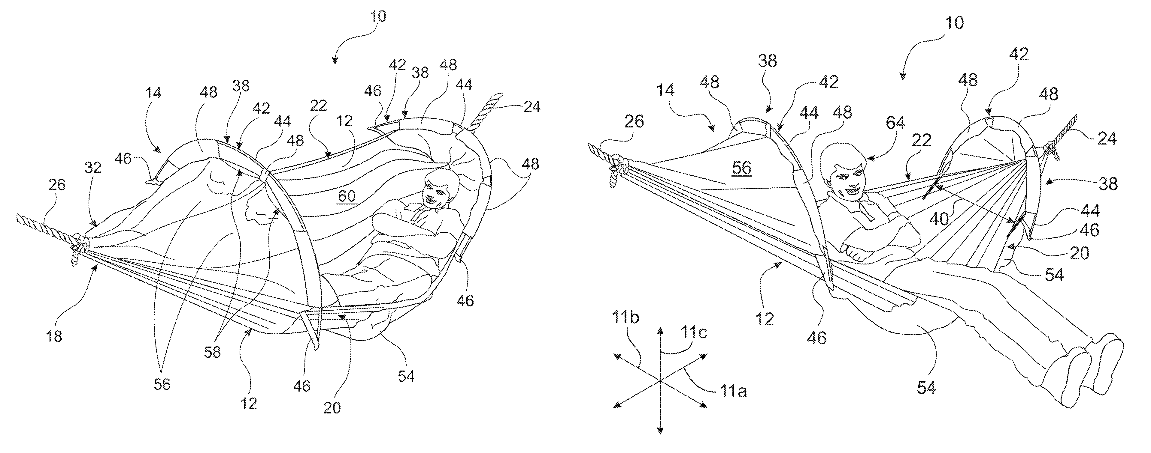 Dynamic hammock spreader apparatus