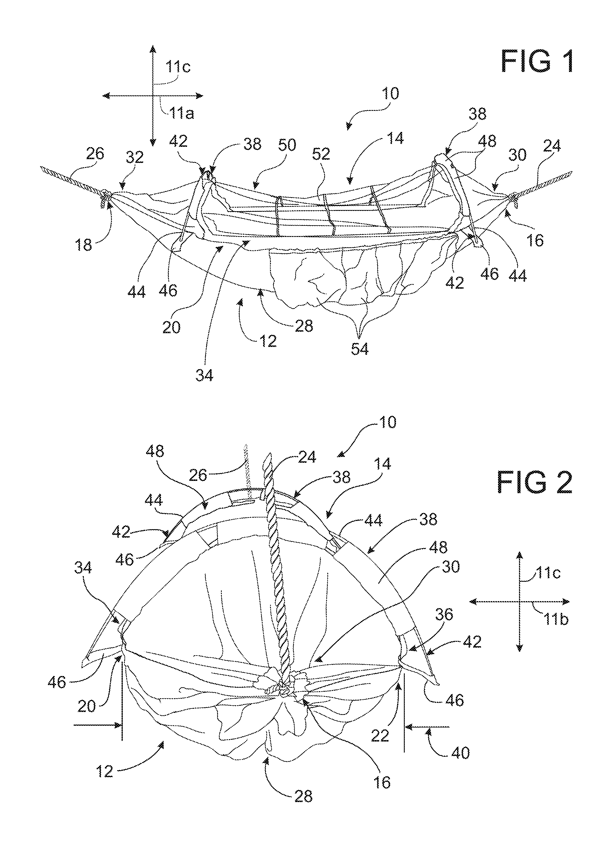 Dynamic hammock spreader apparatus