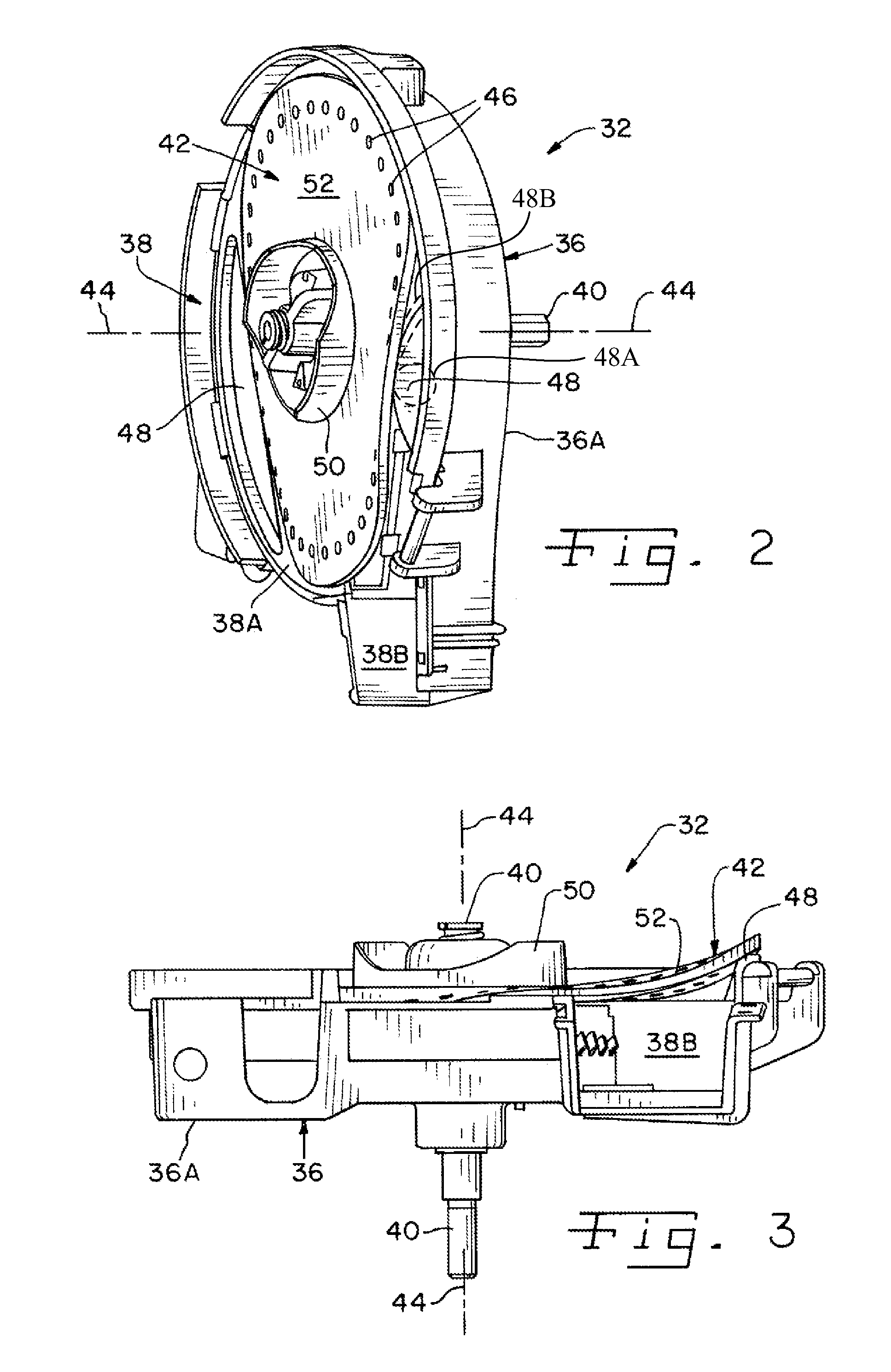 Seed meter with flexible seed disc