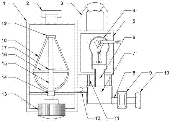 Chemical coating stirring and manual spray-coating machine