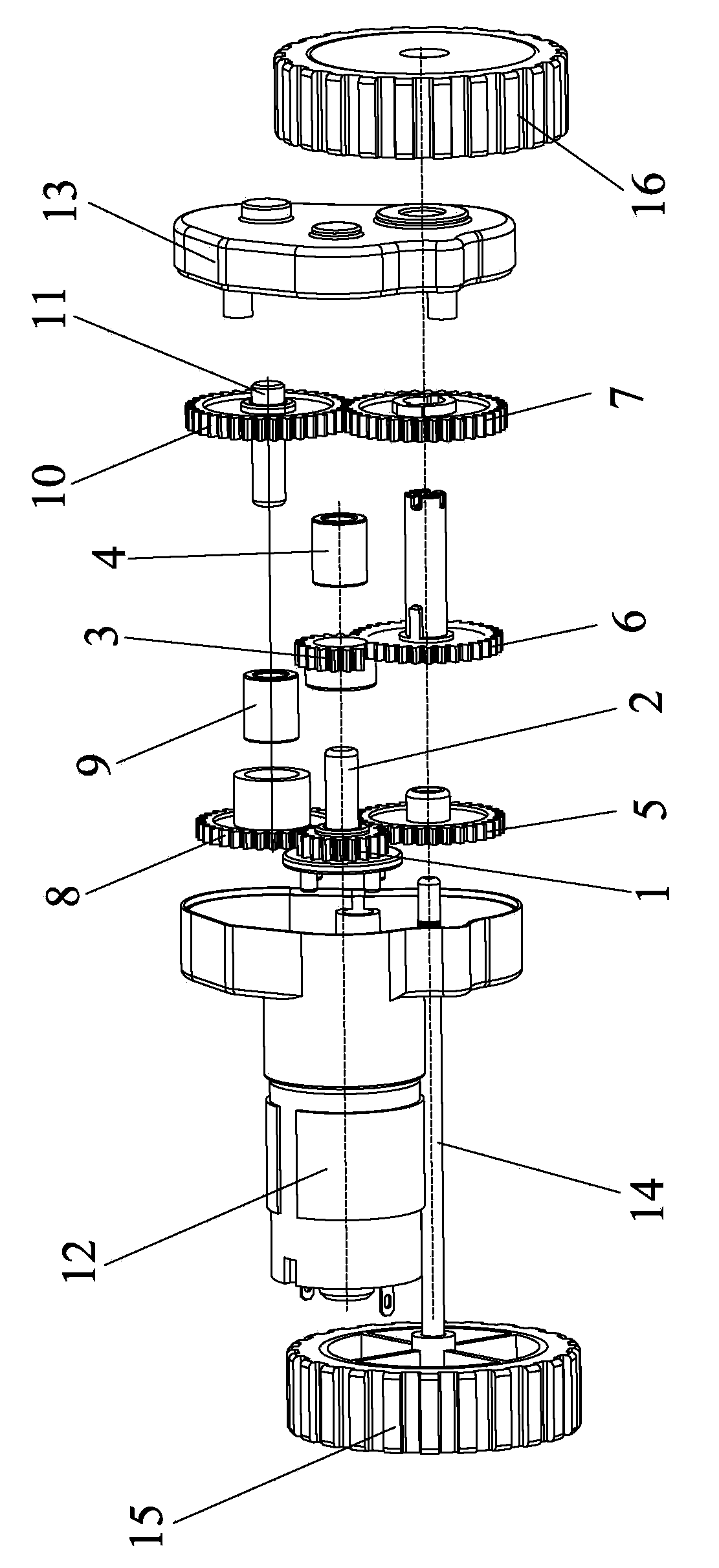 Robot cleaner driving wheel mechanism