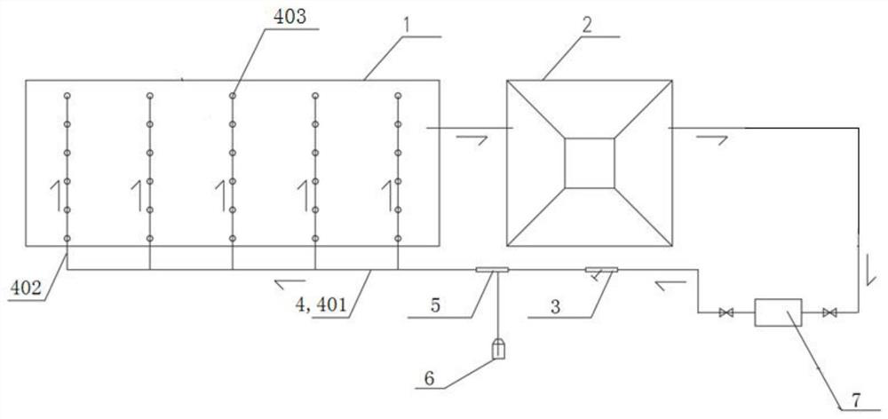 Defoaming device for biochemical treatment of sewage