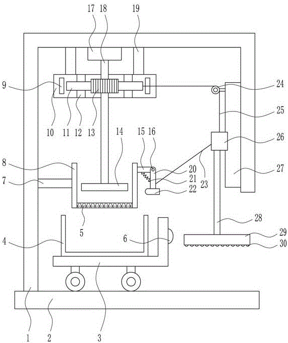 Rapid recovery device of nonferrous metal wastes