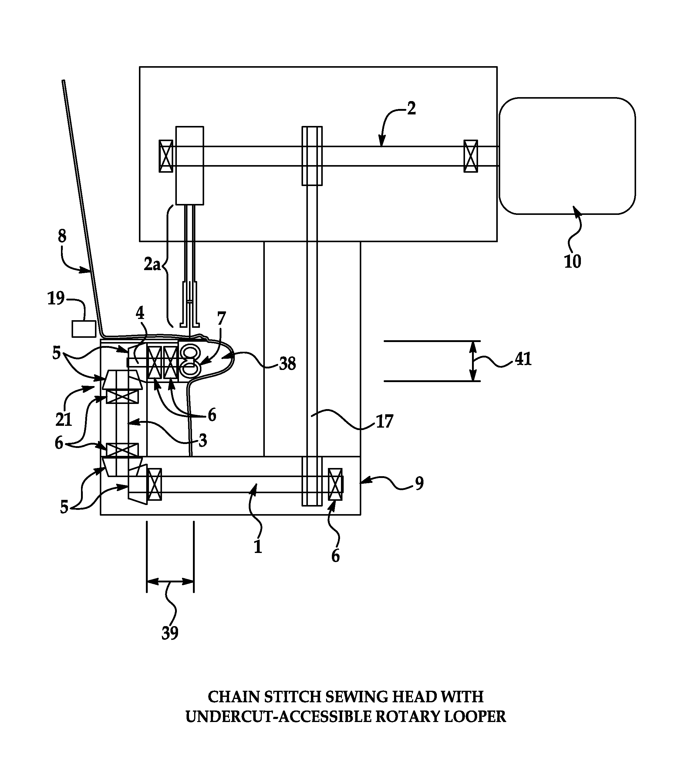 Apparatus for stitching vehicle interior components