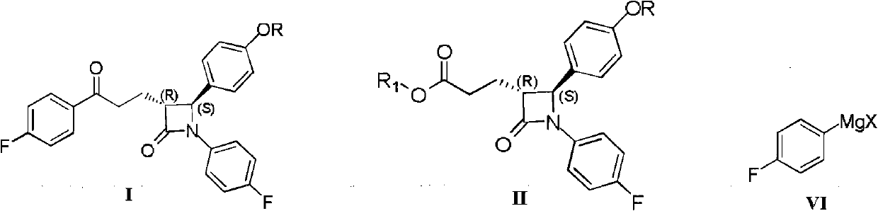 Novel method for preparing ezetimibe key intermediate