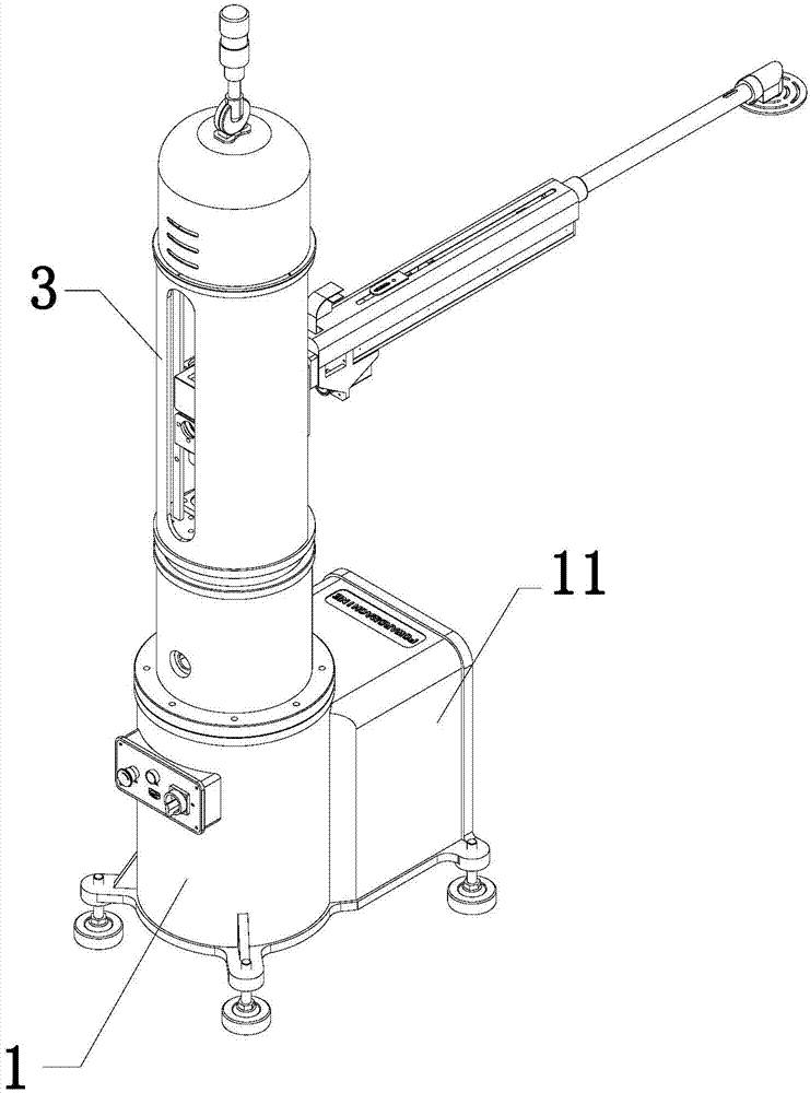 Carrying and stacking mechanical hand