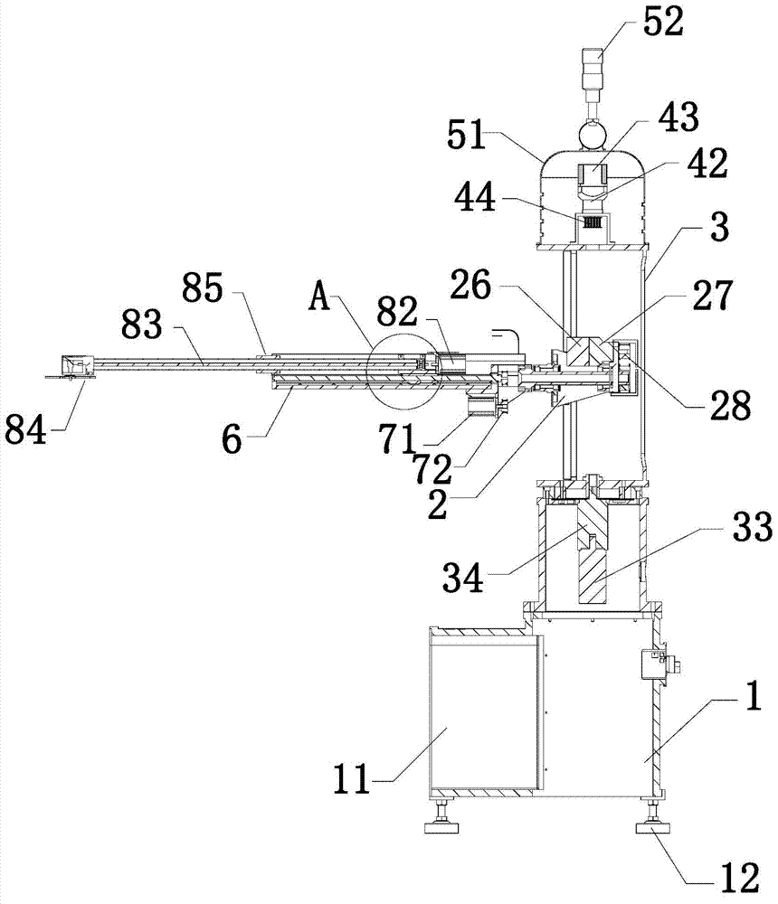 Carrying and stacking mechanical hand